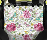 Hand Drawn Butterfly Rose Dog Car Seat Covers