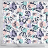 Butterfly Pattern Shower Curtain Fulfilled In US