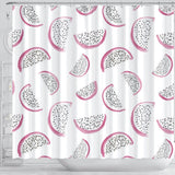 Dragon Fruit Pattern Shower Curtain Fulfilled In US