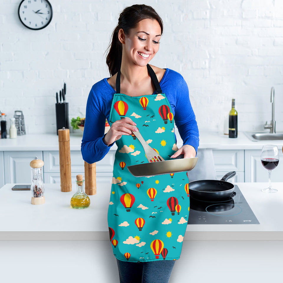 Hot Air Balloon Sky Pattern Adjustable Apron