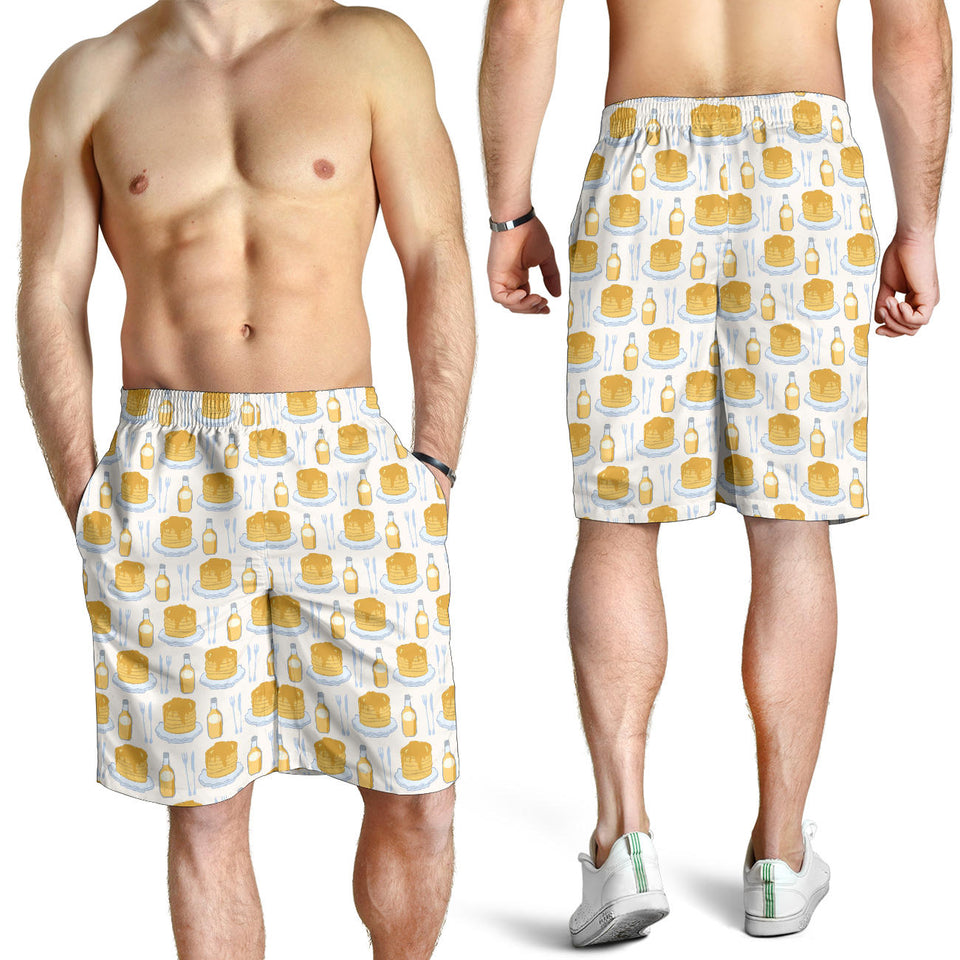 Pancake Pattern Print Design 05 Men Shorts