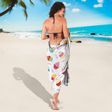 Cake Cupcake Design Pattern Sarong