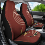 Koi Fish Carp Fish Red Background Universal Fit Car Seat Covers