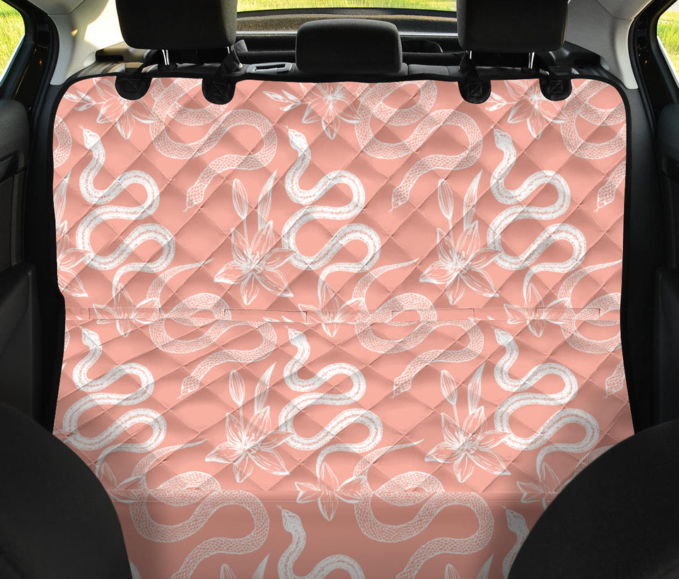 Snake Lilies Flower Pattern Dog Car Seat Covers