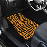 Bengal Tigers Skin Print Pattern Background Front And Back Car Mats