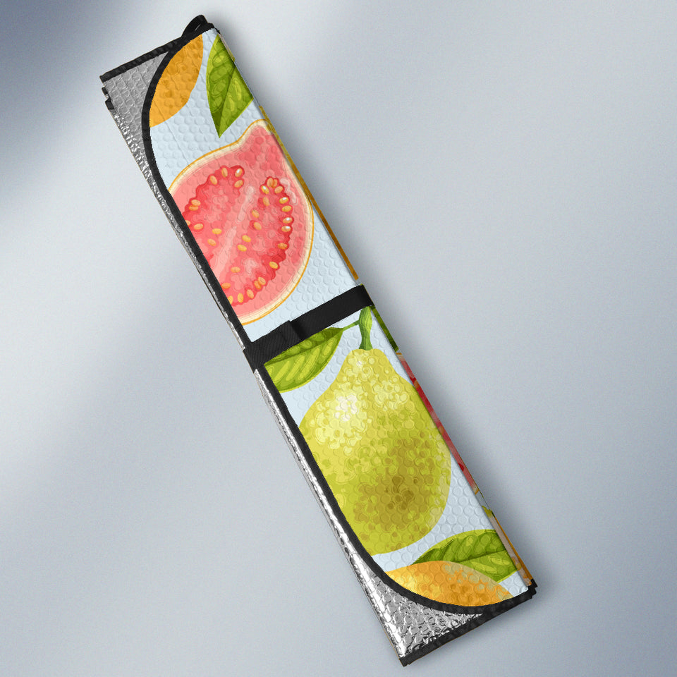 Guava Design Pattern Car Sun Shade