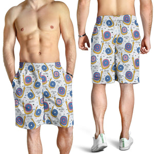 Snail Pattern Print Design 05 Men Shorts