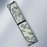 Hand Drawn Blueberry Pattern Car Sun Shade
