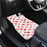 Canada Pattern Print Design 04 Front Car Mats