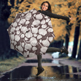 Garlic Bulb Dark Background Umbrella