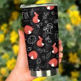 Fox Sleeping Fox Pattern Tumbler