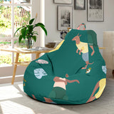 Kangaroo Leaves Pattern Bean Bag Cover