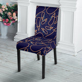 Eggplant Pattern Print Design 04 Dining Chair Slipcover