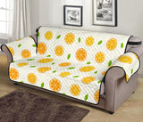 oranges leaves pattern Sofa Cover Protector