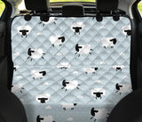 Sheep Polka Dot Cloud Pattern Dog Car Seat Covers