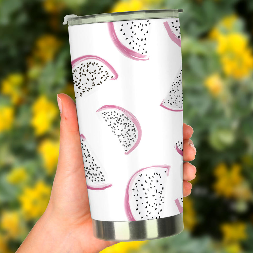 Dragon Fruit Pattern Tumbler