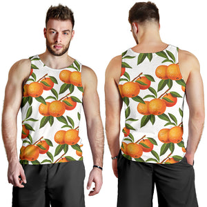 Oranges pattern background Men Tank Top