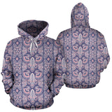 Indian Batik Style Pattern Men Women Pullover Hoodie