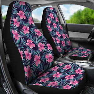 Hibiscus Pattern Print Design 05 Universal Fit Car Seat Covers