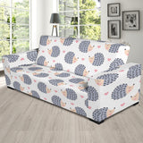 Hedgehog Pattern Print Design 04 Sofa Slipcover