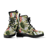Heliconia Pattern Leather Boots