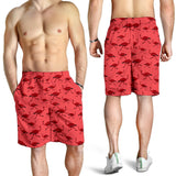 Ostrich Pattern Print Design 03 Men Shorts