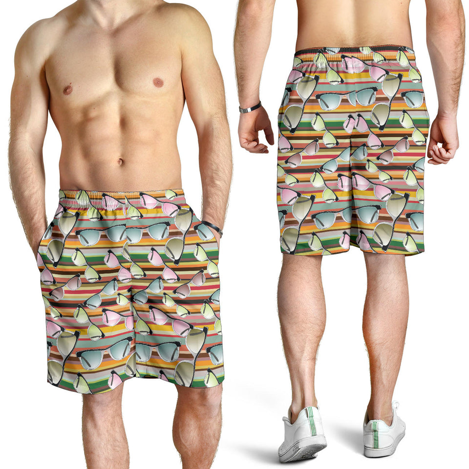 Sun Glasses Pattern Print Design 02 Men Shorts