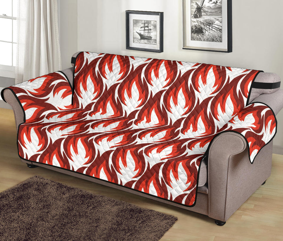 Fire flame symbol design pattern Sofa Cover Protector