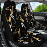Saxophone Design Pattern  Universal Fit Car Seat Covers