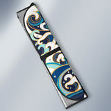 Japanese Wave Pattern Car Sun Shade