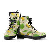 Durian Pattern Leather Boots