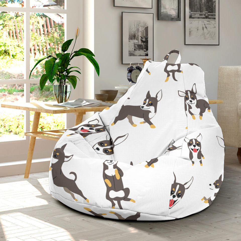 Chihuahua Dog Pattern Bean Bag Cover