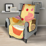 cake cupcake heart cherry pattern Chair Cover Protector