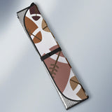 American Football Ball Pattern Car Sun Shade