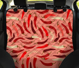 Beautiful Chili Peppers Pattern Dog Car Seat Covers