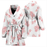 Pink Sakura Cherry Blossom Pattern Women'S Bathrobe