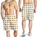 Hamburger Pattern Print Design 02 Men Shorts