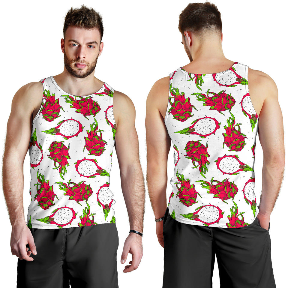 dragon fruits white background Men Tank Top