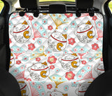 Maneki Neko Lucky Cat Fan Sakura Dog Car Seat Covers