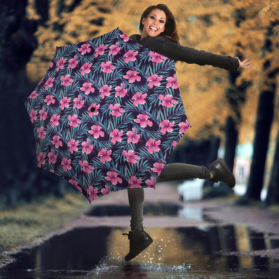 Hibiscus Pattern Print Design 05 Umbrella