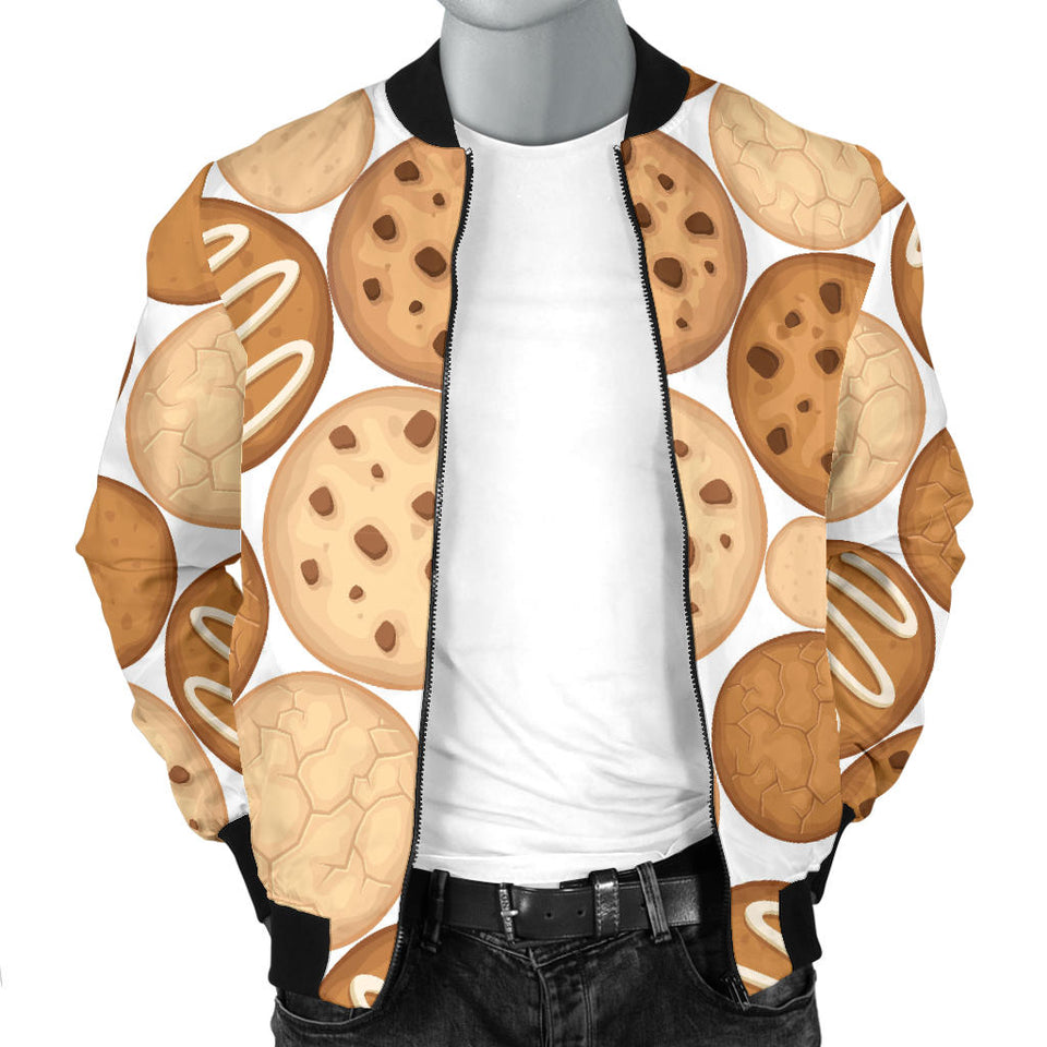 Various Cookie Pattern Men'S Bomber Jacket