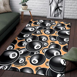 Billiard Ball Pattern Print Design 04 Area Rug