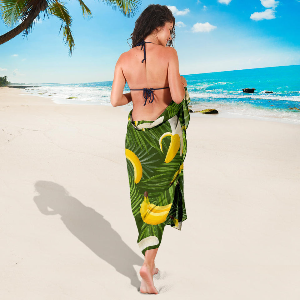 Banana Palm Leaves Pattern Sarong