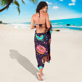 Colorful Donut Glaze Pattern Sarong