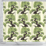 Bonsai Pattern Shower Curtain Fulfilled In US