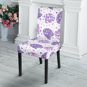 Hedgehog Pattern Print Design 05 Dining Chair Slipcover