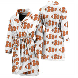 Clown Fish Pattern Print Design 05 Men's Bathrobe