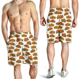 Sandwich Pattern Print Design 02 Men Shorts