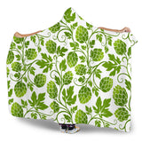 Hop Design Pattern Hooded Blanket