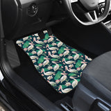 Pelican Pattern Print Design 03 Front and Back Car Mats